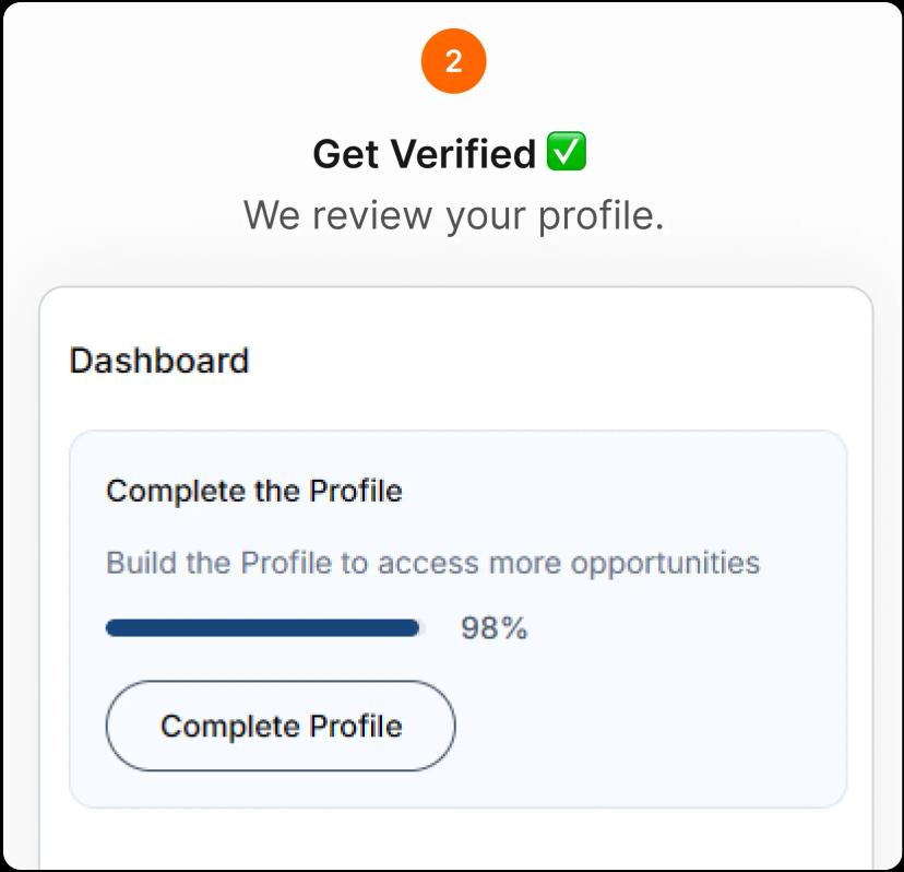 Step 2 for becoming a creator in passionbits
